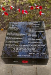 New WWII Memorial Stone to 14 Sutton men who never returned home